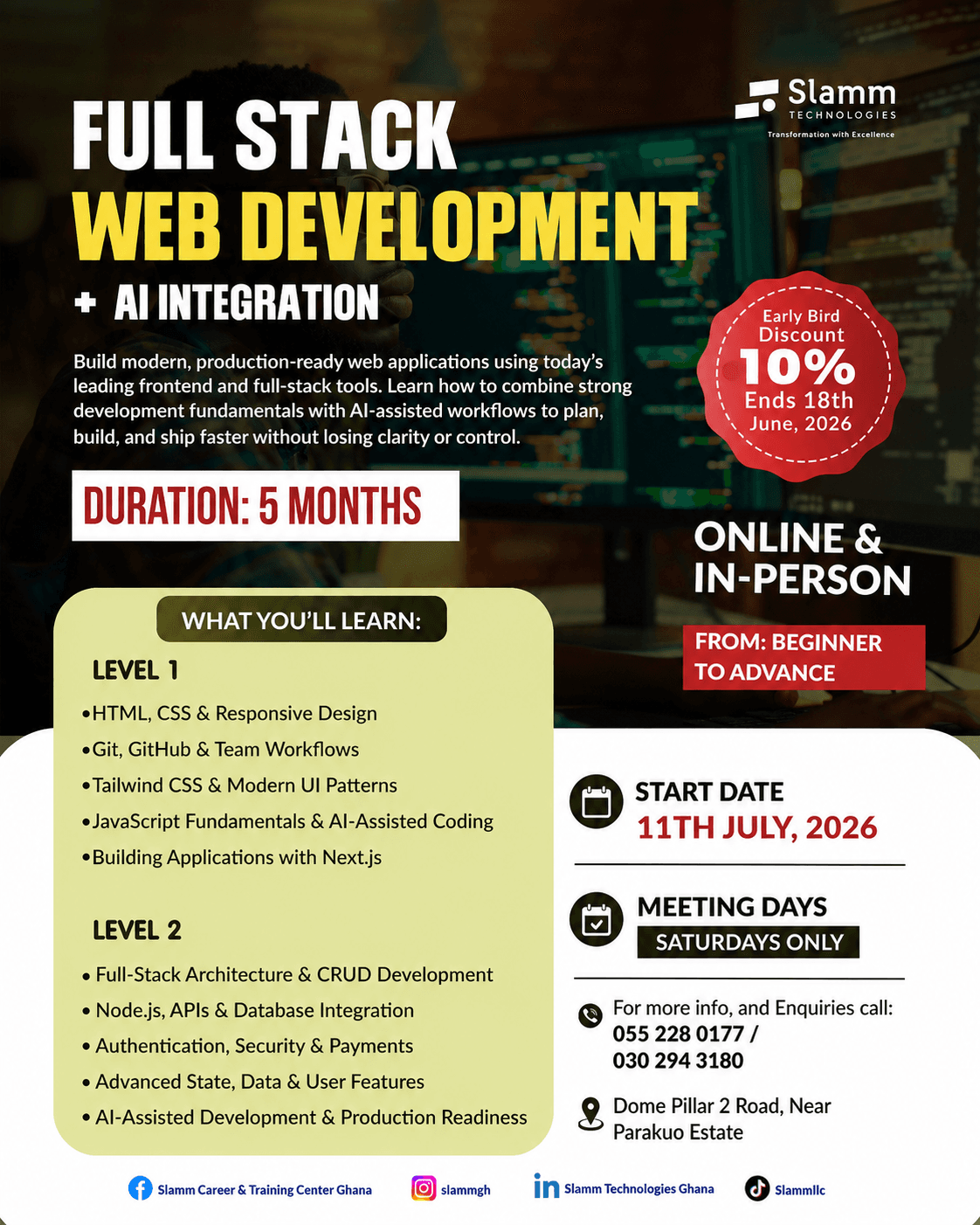 Full Stack Web Development + AI Integration