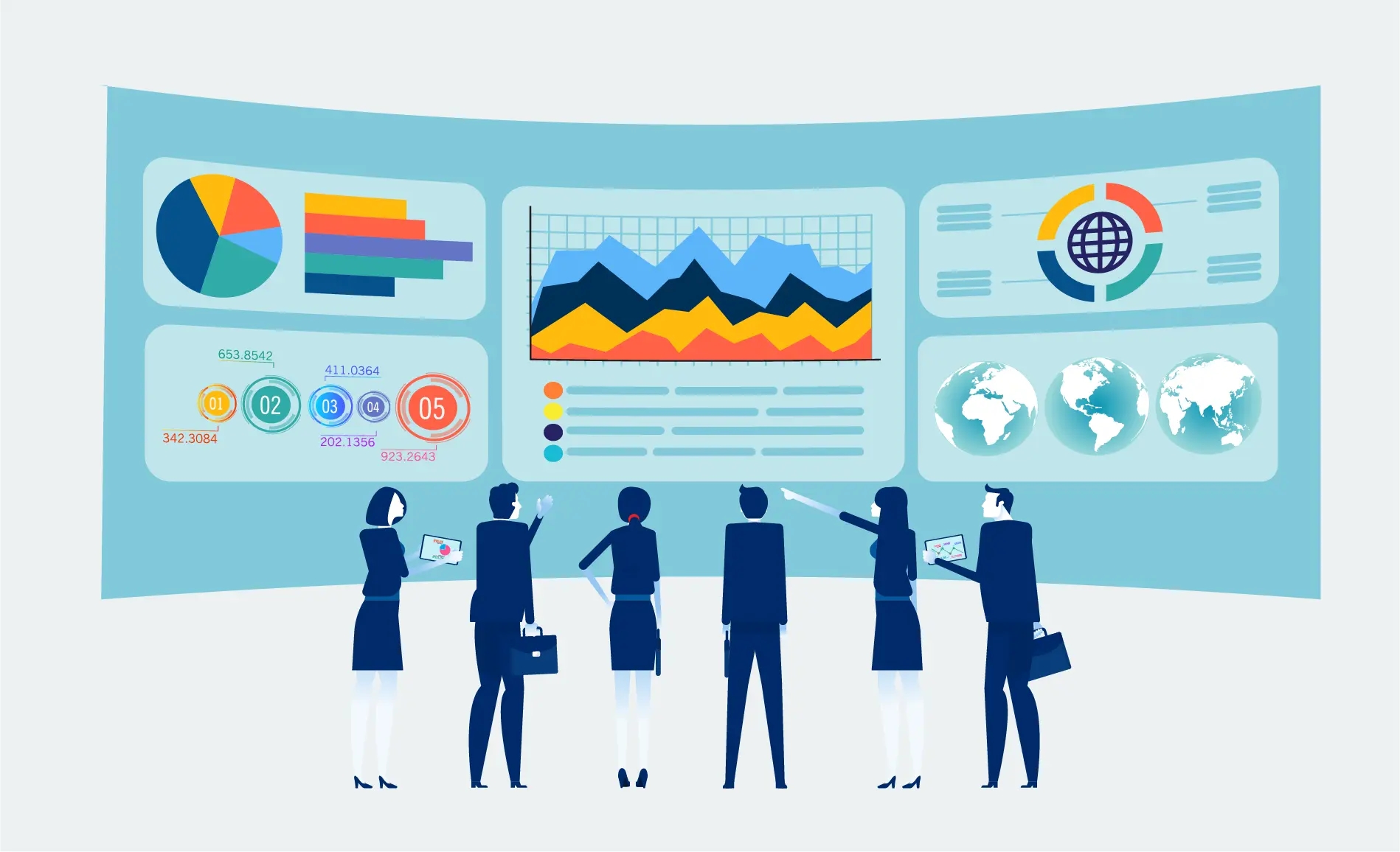 Data analysis course dashboard